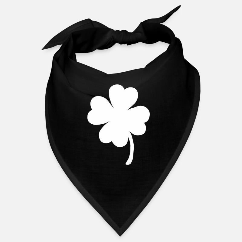 Vierblättriges Kleeblatt Neujahr Klee Glücksklee Bandana