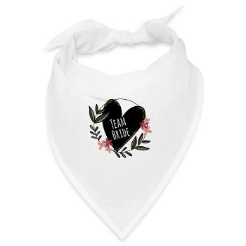 Team Bride - Team Braut Jungesellinnenabschied - Bandana - Weiß - Vorne
