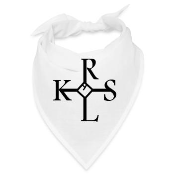 Unterschrift Karl der Große - Bandana - Weiß - Vorne