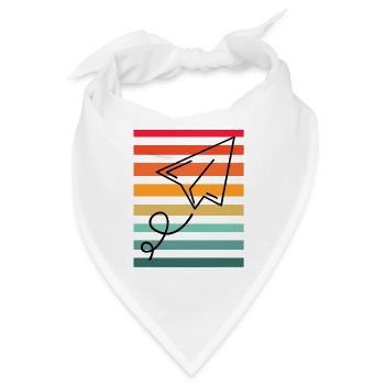 Papierflieger Sunset - Bandana - Weiß - Vorne
