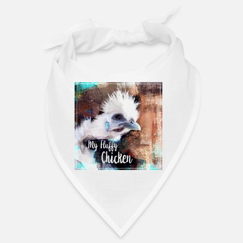 fluffy chicken poster Bandana