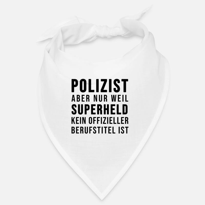 Polizist oder SUPERHELD Bandana