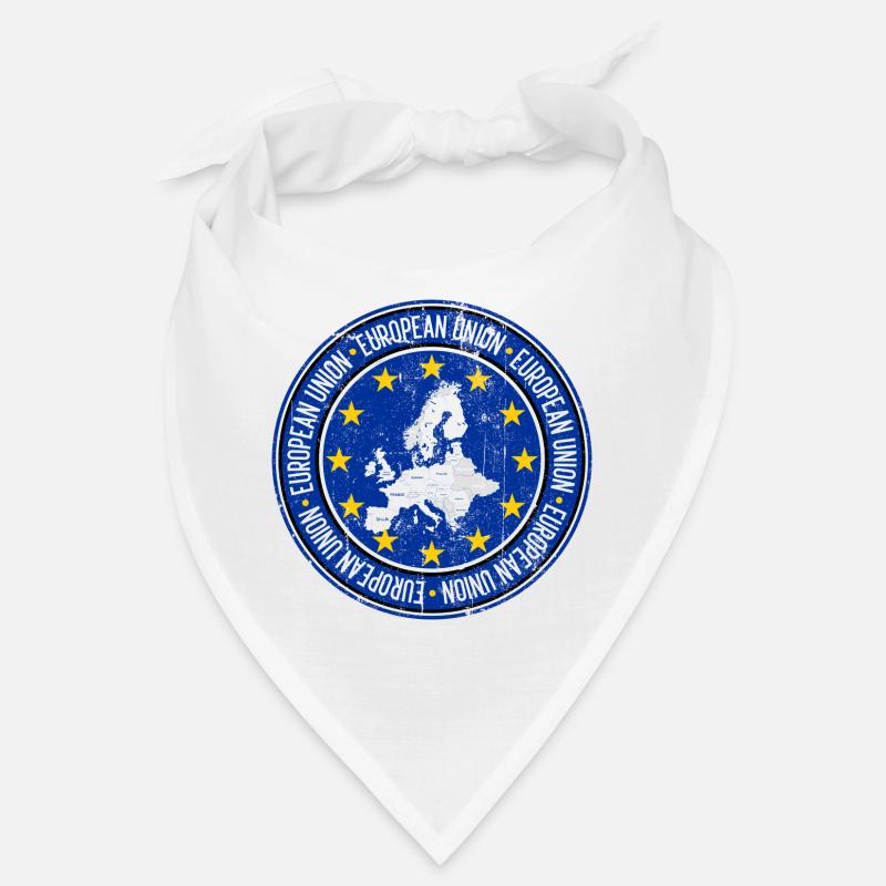 EU Map Circle Stars Emblem Bandana
