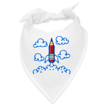 Schulstart Schulanfang Erster Schultag Schule - Bandana - Weiß - Vorne