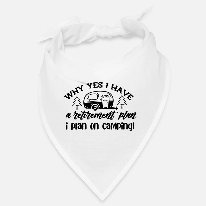 Camping Camping Camping Retirement Pensioners Gift Bandana