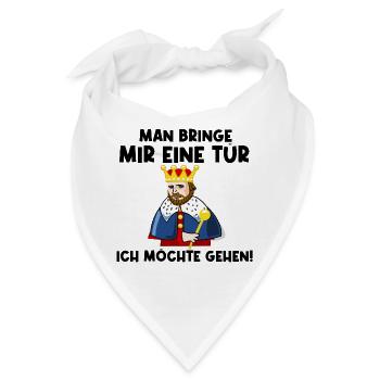 Man bringe mir eine Tür - Bandana - Weiß - Vorne