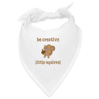Fee Patin Segen kreative samperische Eichhörnchen - Bandana - Weiß - Vorne