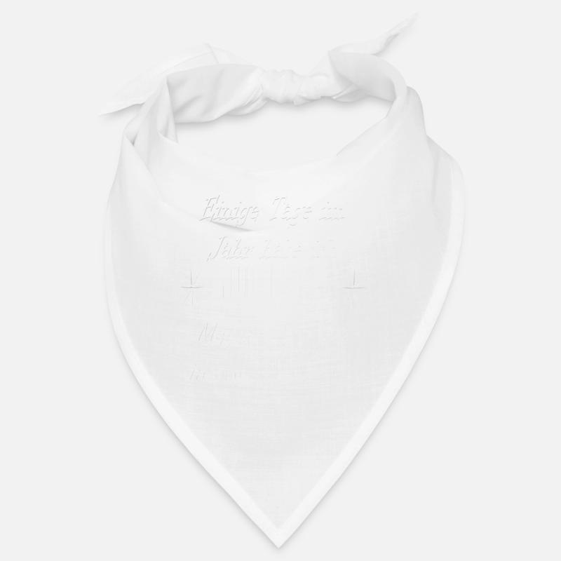 Nullbock Design - Bandana - Weiß