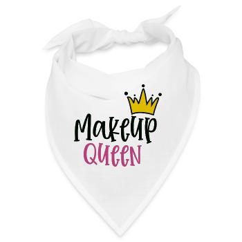 Make-up Königin - Bandana - Weiß - Vorne