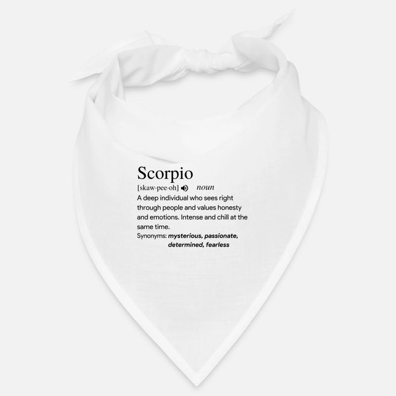 Définition scorpion Bandana