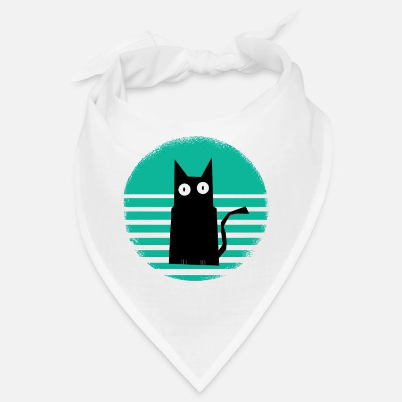 Chat noir Sunset Mint Bandana