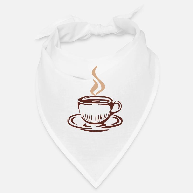 Coffee Cup Caffeine Coffee Bean Gift Coffee Bandana