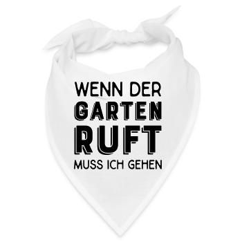 Hobbygärtner - Bandana - Weiß - Vorne
