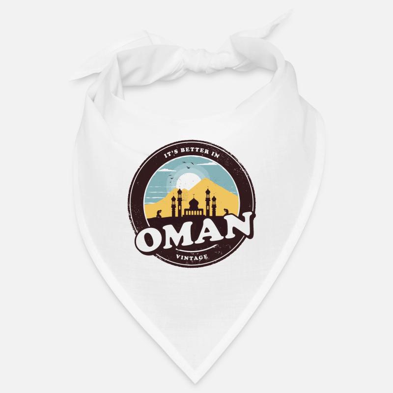 Oman Vintage Mosquée Design Bandana