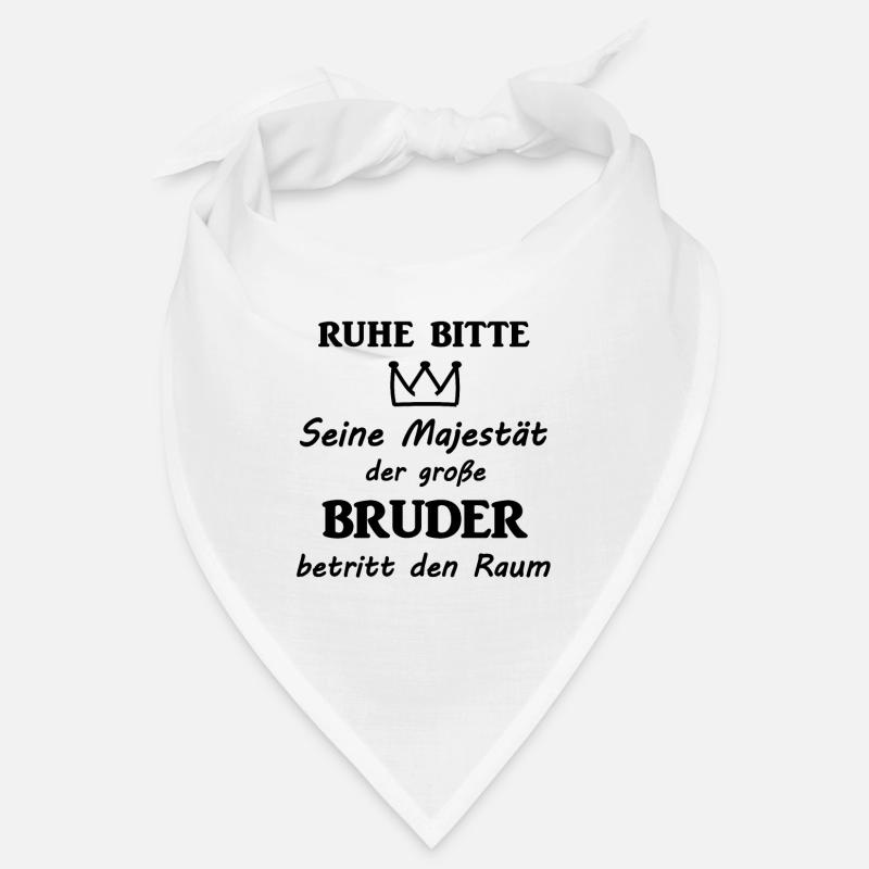Großer Bruder - Bandana - Weiß