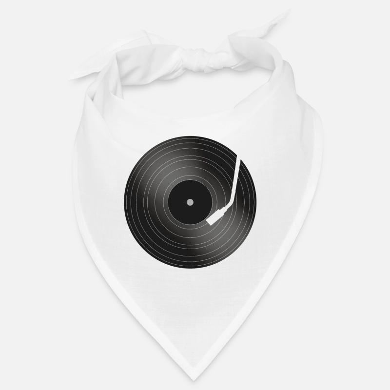 Record Music Record Player Bandana