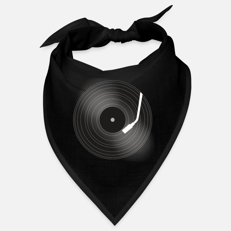 Record Music Record Player Bandana