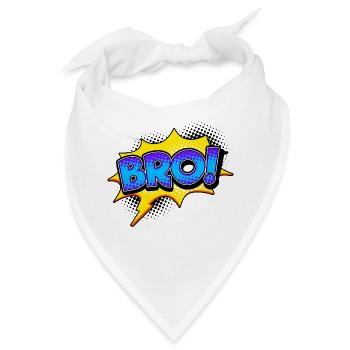 Spruch Cool Lustig - Bandana - Weiß - Vorne