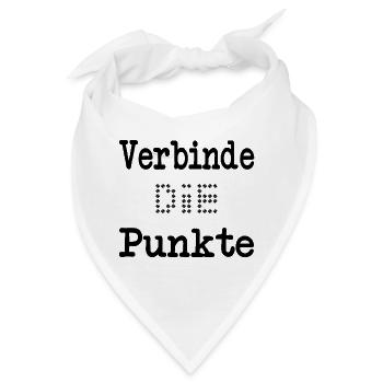 Verbinde die Punkte - Bandana - Weiß - Vorne