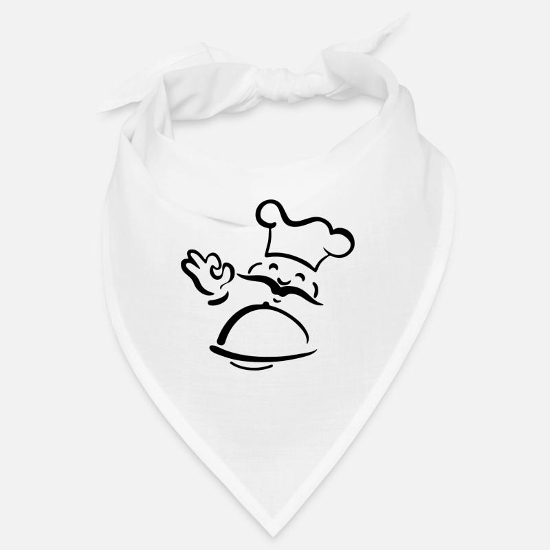 Chef Küche Spruch Essen Beruf Geschenk Kochen Bandana