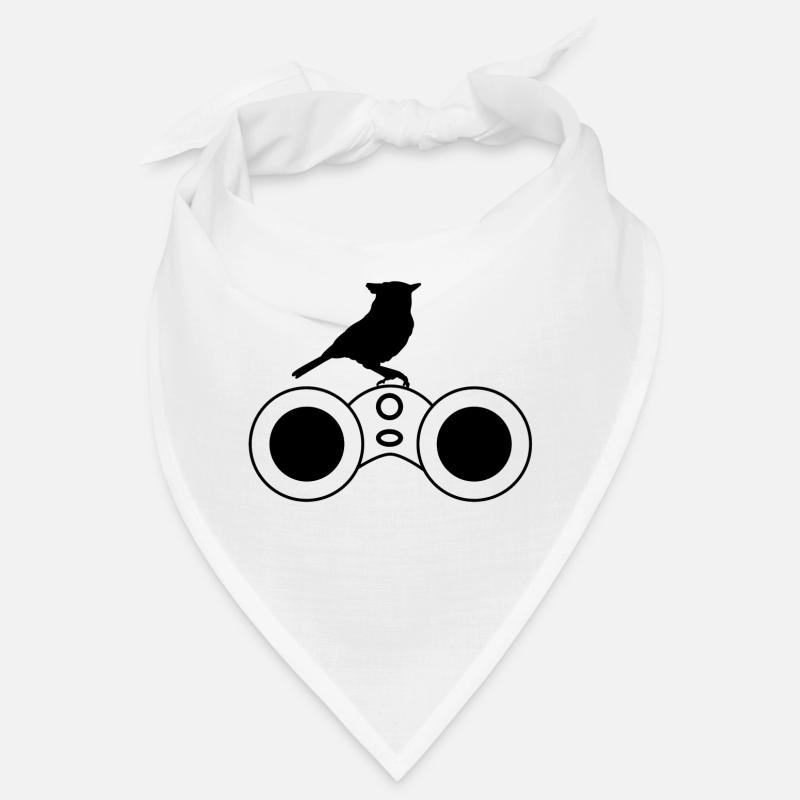 Binoculars with bird Bandana