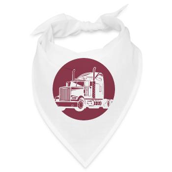 Der Lastwagen - Bandana - Weiß - Vorne