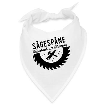 Sägespäne Feenstaub der Männer - Bandana - Weiß - Vorne