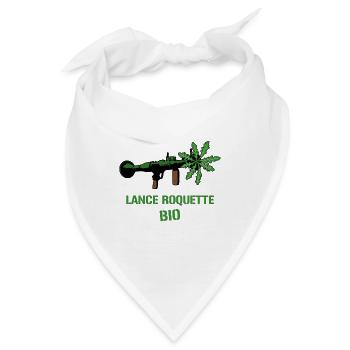 LANCE ROQUETTE BIO ! (cuisine, écologie) - Bandana - Weiß - Vorne