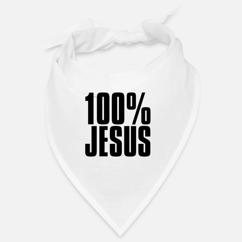 100% JESUS - Bandana - Weiß