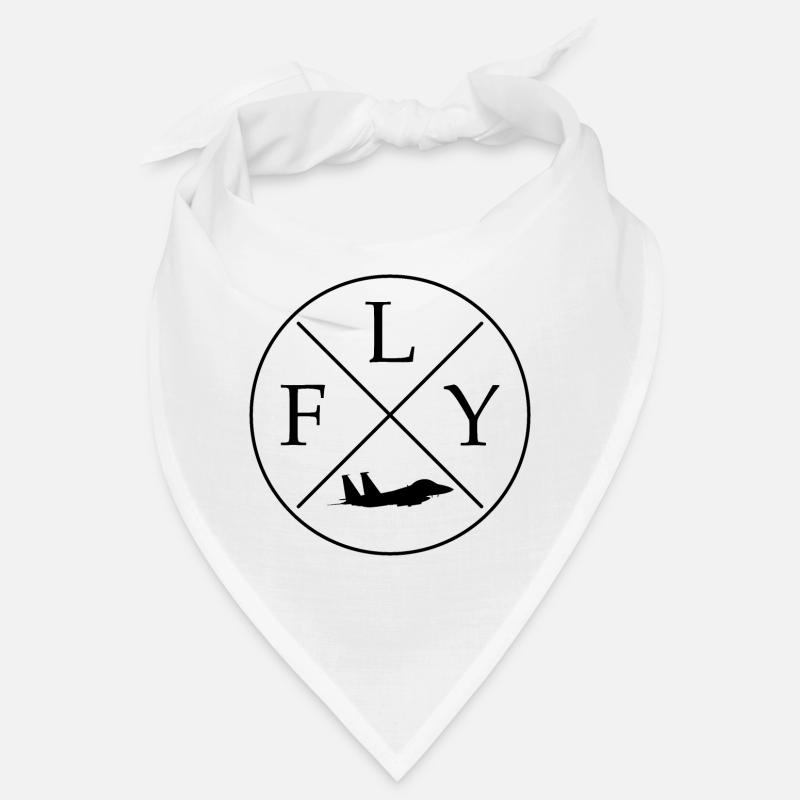 FLY Logo Jet Kampfjet Bandana