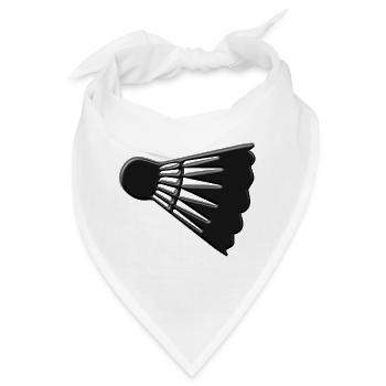 Badminton Ball - Bandana - Weiß - Vorne