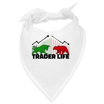 Finanzen Statement Traden - Bandana - Weiß - Vorne