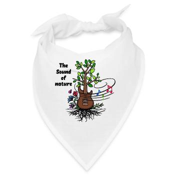 Wurzel Frischluft Natur Statement - Bandana - Weiß - Vorne