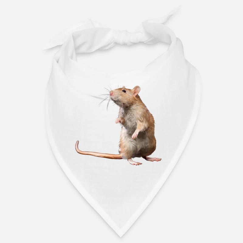 Maus - Bandana - Weiß