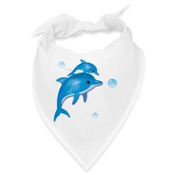 Dolphin - Bandana - Weiß - Vorne