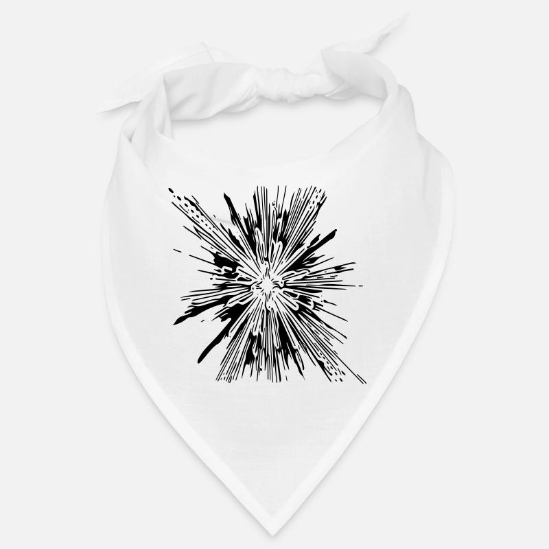 Explosion - Vintage Vector Lignes Bandana