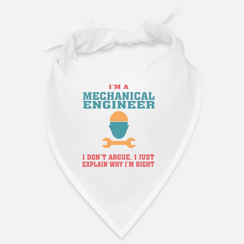 Funny Mechanical Engineering Quote for Mechanical Bandana