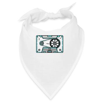 Fahrrad Fahrradkette Kurbel - Bandana - Weiß - Vorne