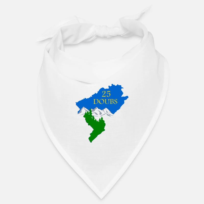 Doubs - Bandana - blanc