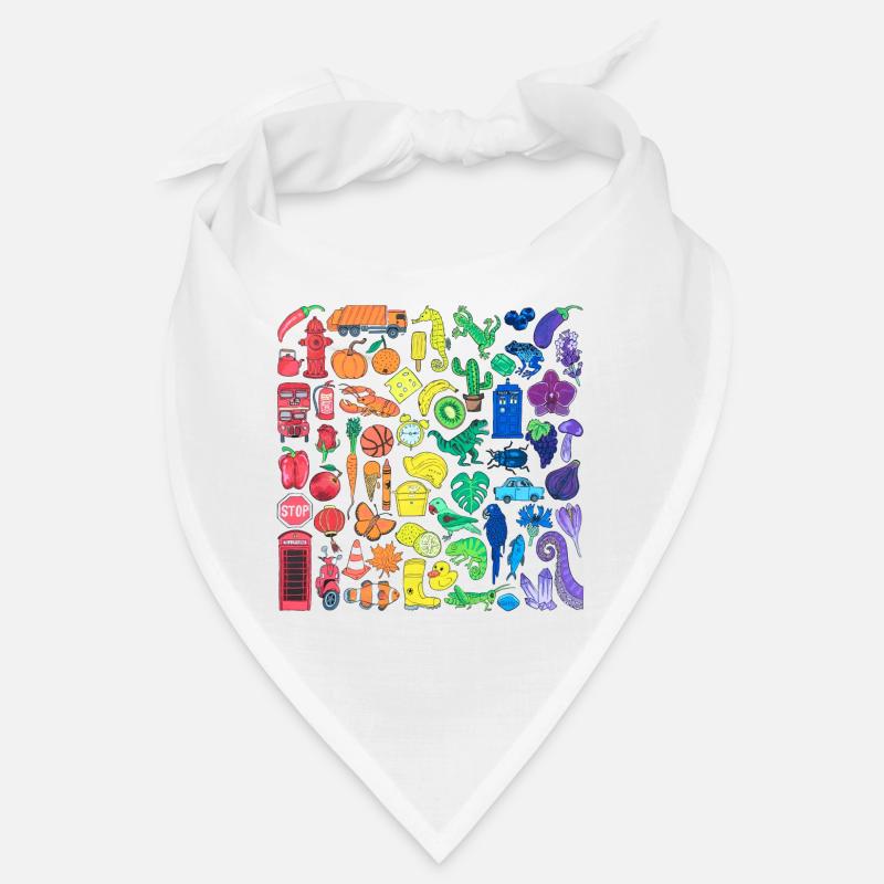 Regenbogen Farbverlauf Kleinteile Bandana