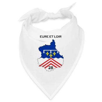 Eure und Lorbeeren - Bandana - Weiß - Vorne