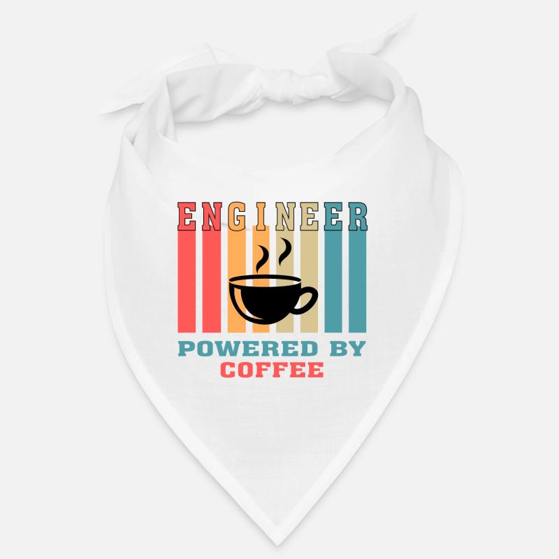 Drôle d’ingénieur propulsé par coffee gift for Engineer Bandana