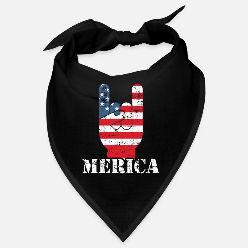 Merica Rock N 'Roll Liberté Diversité Droits Bandana