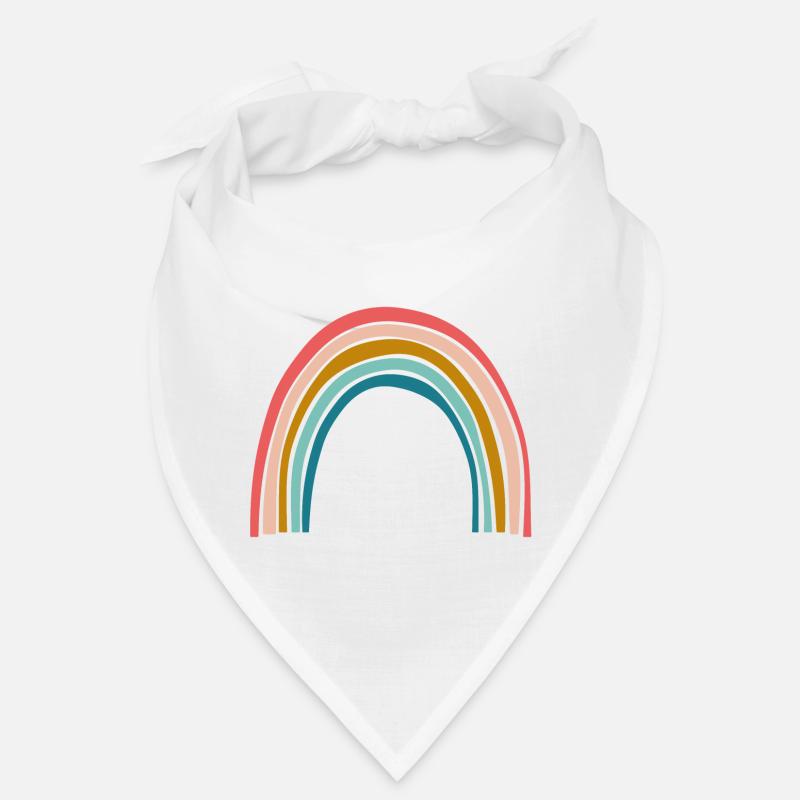 Pastell Regenbogenbogen Bandana