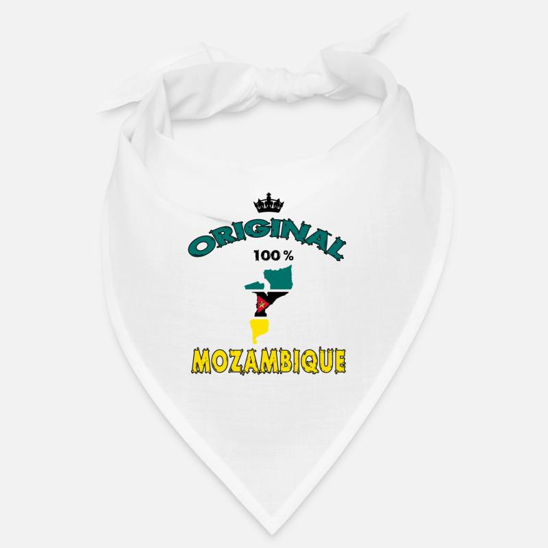 Design original 100% drapeaux Mozambique Bandana