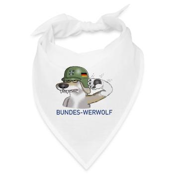 Bundes Werwolf - Bandana - Weiß - Vorne