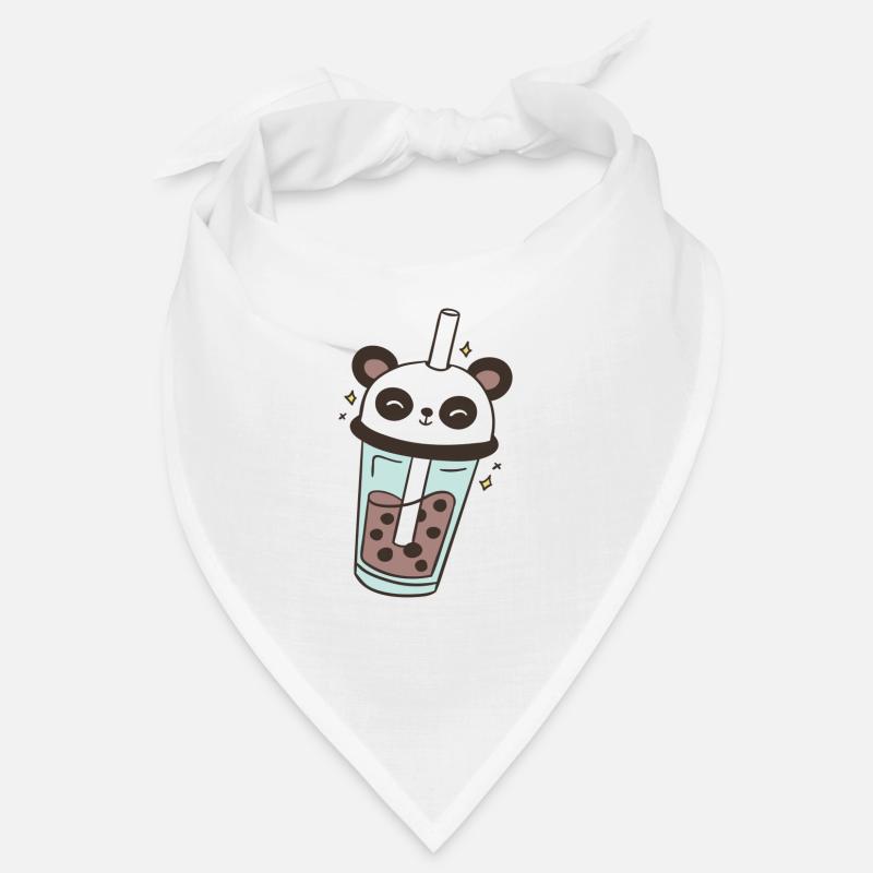 Panda Bubble Tea Panda Bear Bubbletea Bandana