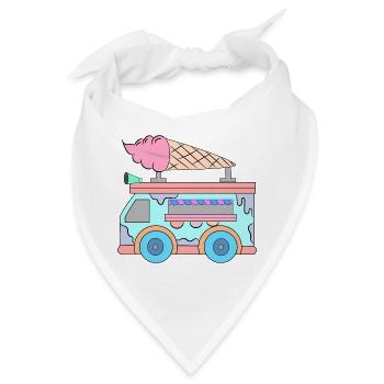 Süßigkeiten Kids Eiscreme - Bandana - Weiß - Vorne