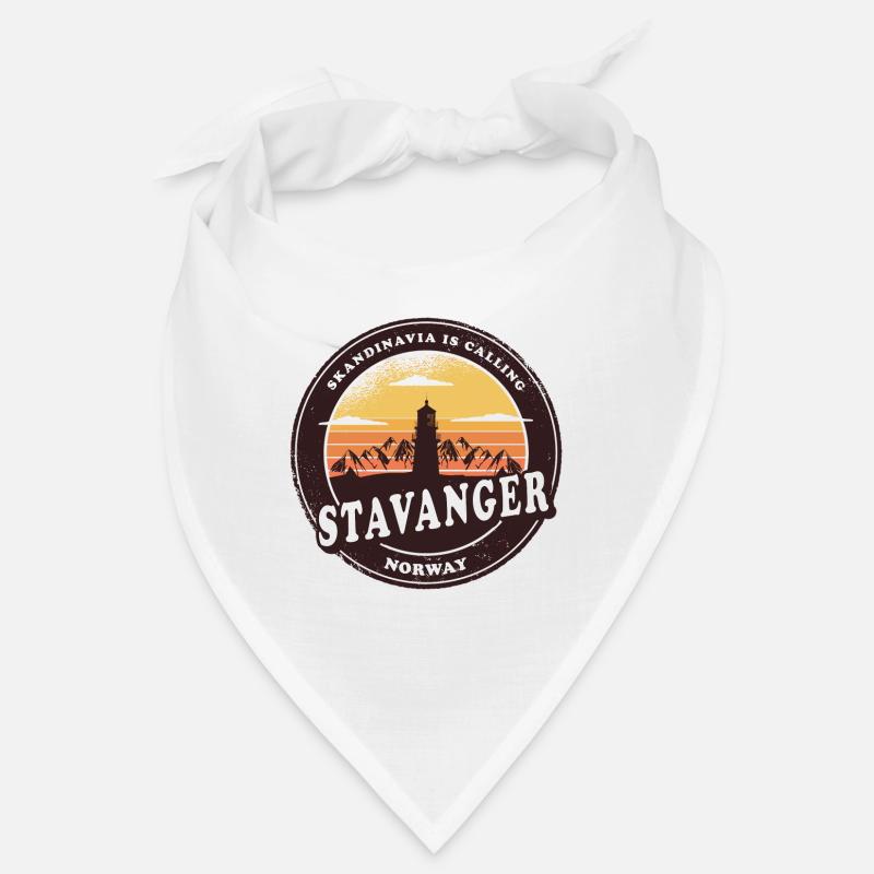 Conception du phare de Stavanger en Norvège Bandana