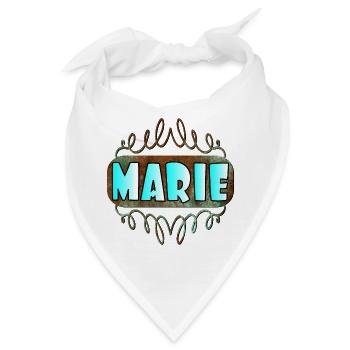 MARIE - Bandana - Weiß - Vorne